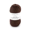 Garn United Socks 25 g mørkebrun