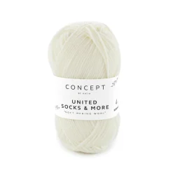 Garn United Socks 25 g offwhite