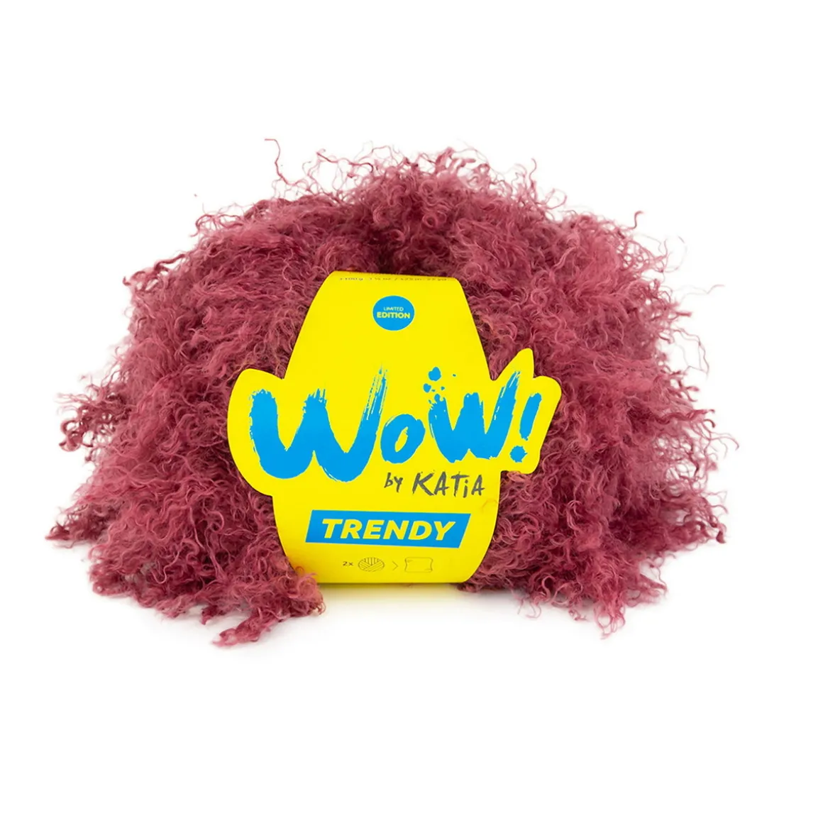 Garn Wow Trendy 100 g bringebærrød