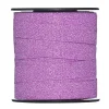Gavebånd 25 meter på rull, 1 cm bredt – glitter rosa