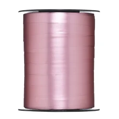 Gavebånd 200 meter på rull, 1 cm bredt – metallic rosa