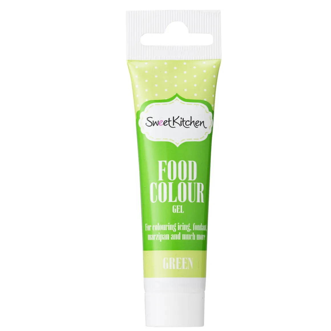 Geléfarge, spiselig næringsmiddelfarge til baking, grønn 25 g