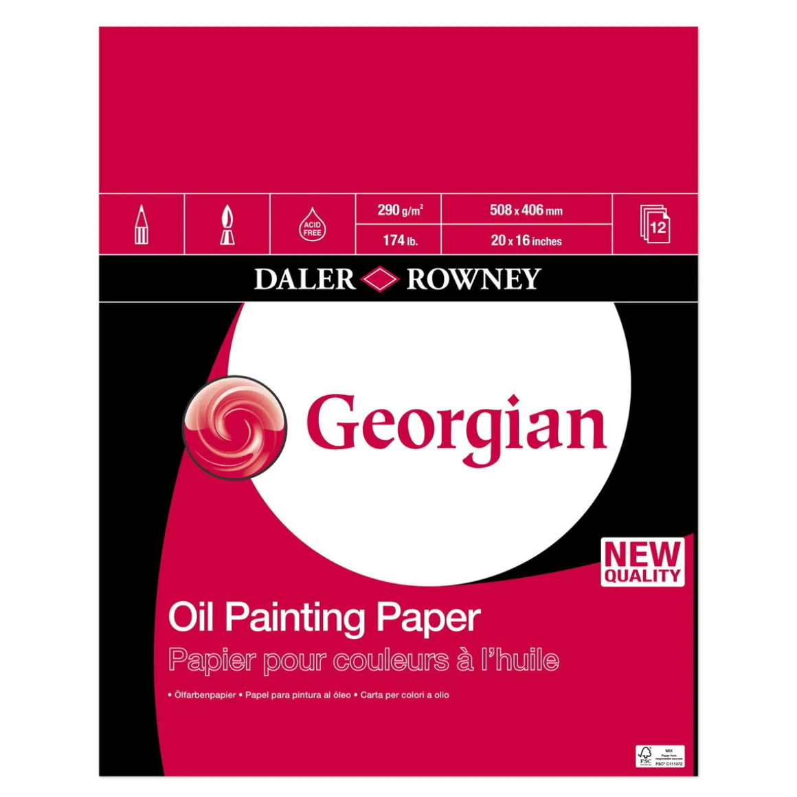 Georgian block 51x41 cm 290 g/m²