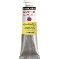 Georgian Water Mixable Oil Colour, vannløselig oljemaling 37 ml Cadmium Yellow Pale Hue 617