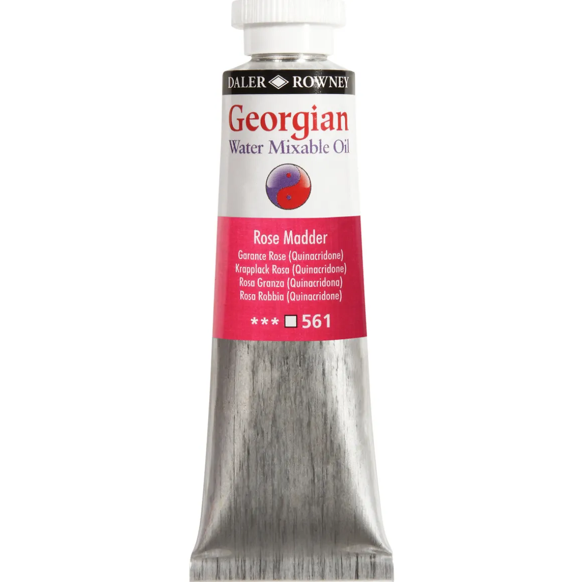 Georgian Water Mixable Oil Colour, vannløselig oljemaling 37 ml Rose Madder 561