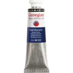 Georgian Water Mixable Oil Colour, vannløselig oljemaling 37 ml French Ultramarine 123