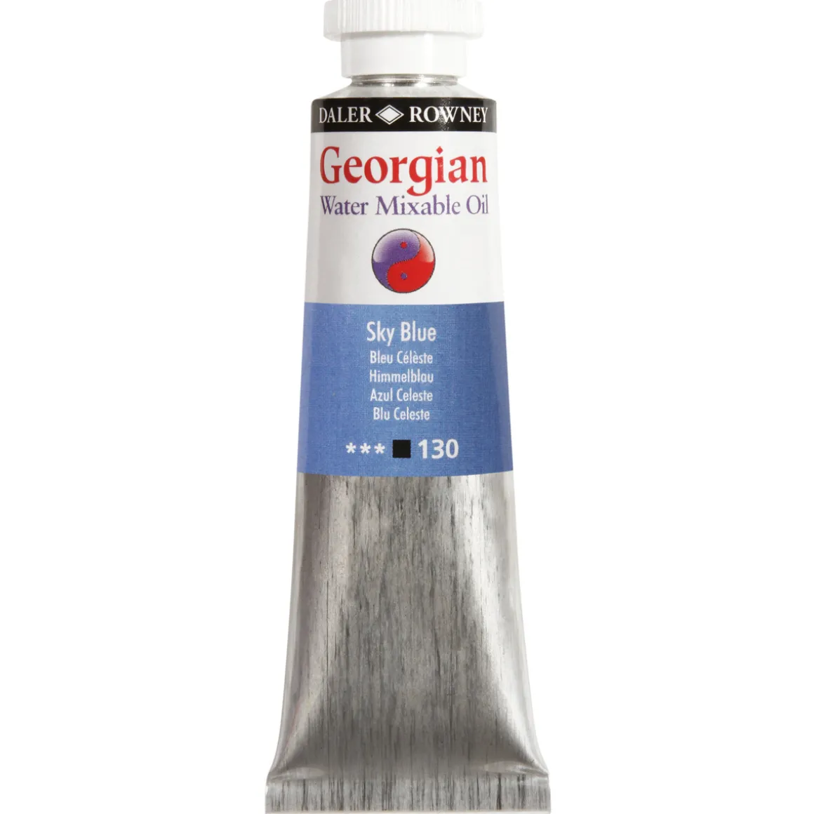 Georgian Water Mixable Oil Colour, vannløselig oljemaling 37 ml Sky Blue 130