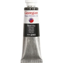 Georgian Water Mixable Oil Colour, vannløselig oljemaling 37 ml Payne’s Grey 0065