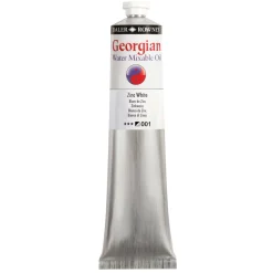Georgian Water Mixable Oil Colour, vannløselig oljemaling 200 ml Zinc White 001