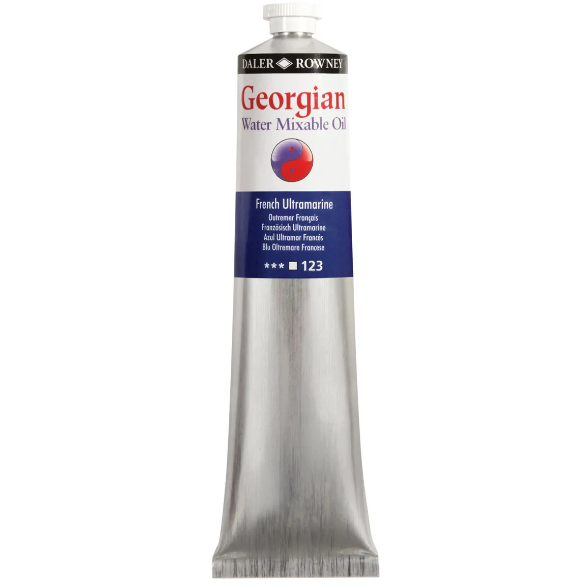 Georgian Water Mixable Oil Colour, vannløselig oljemaling 200 ml French Ultramarine 123