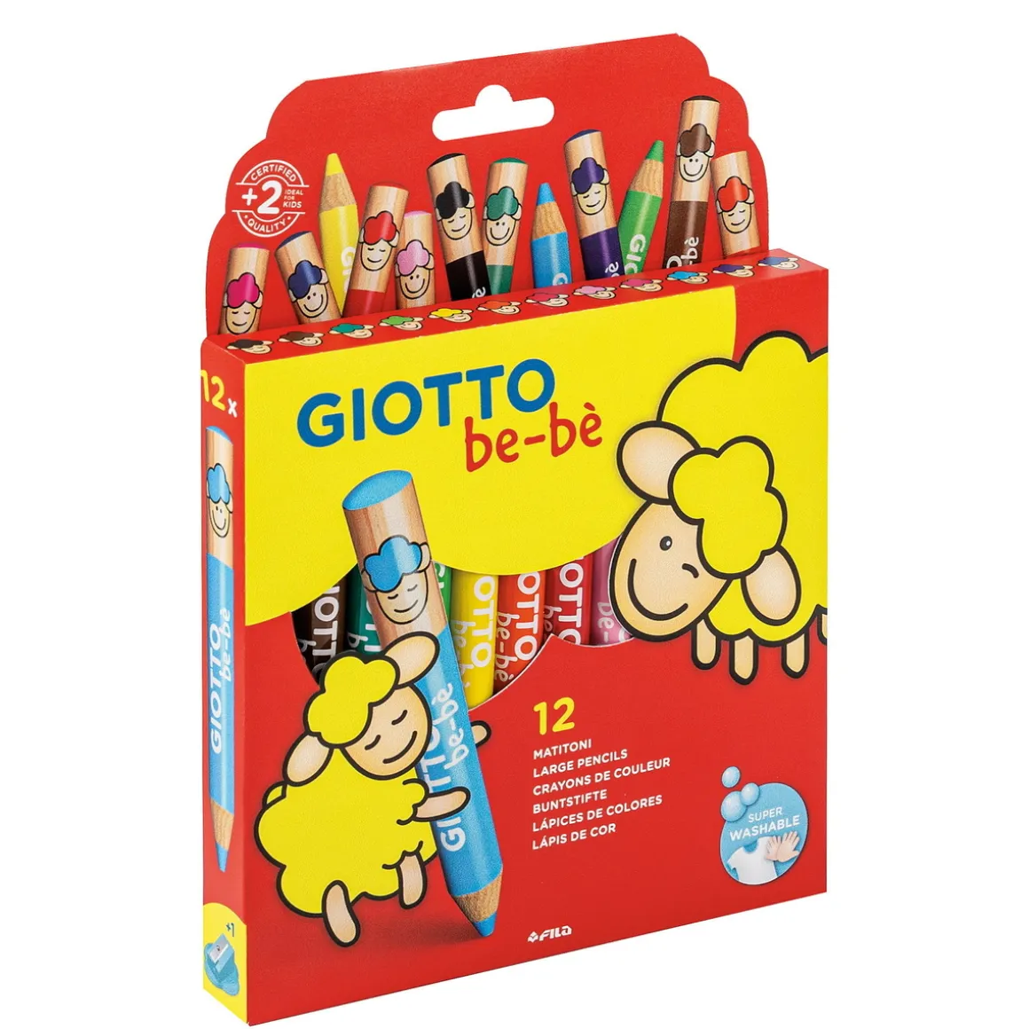 Giotto Be-bè Fargeblyanter 12 stk.