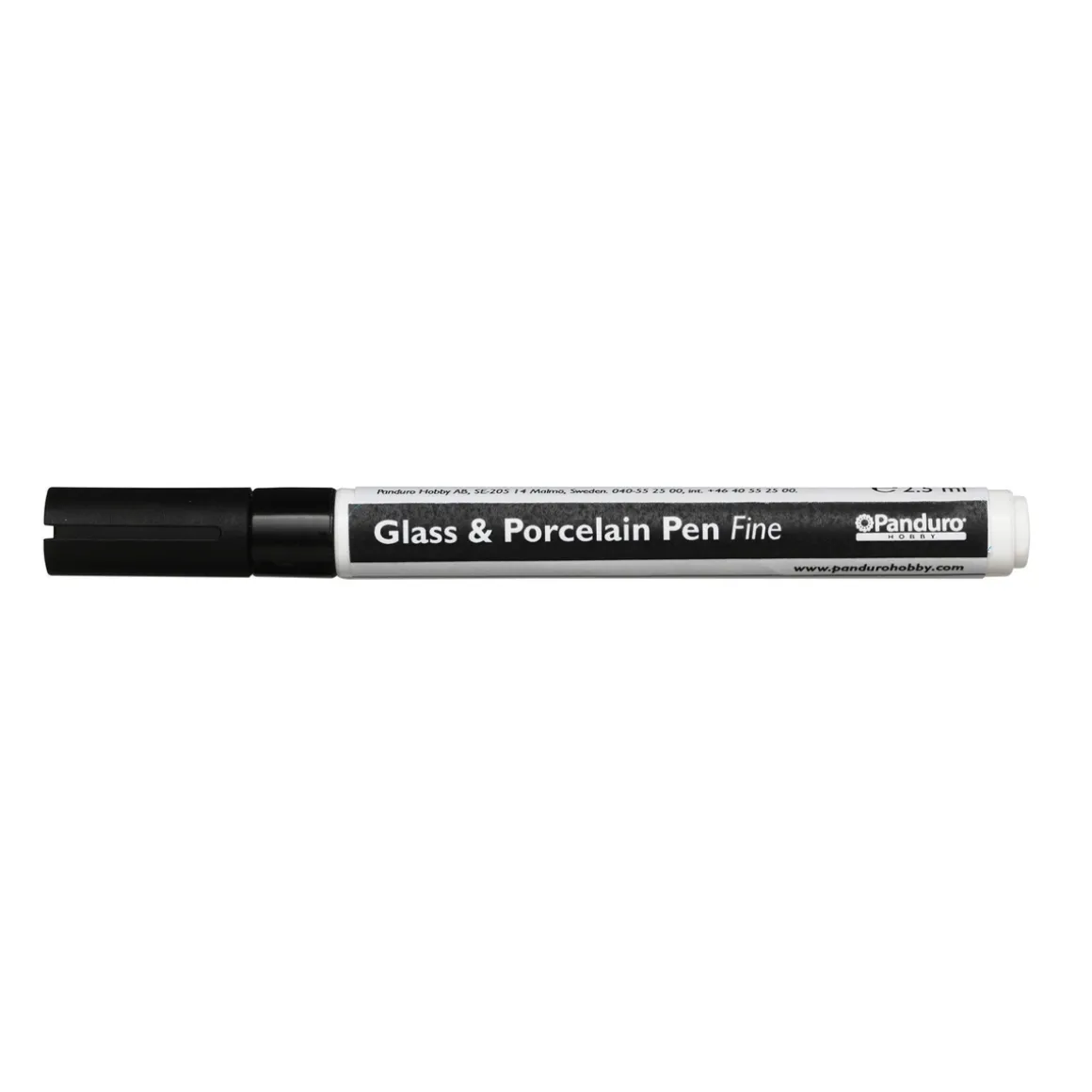 Glass-/porselenspenn svart 1 mm