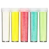 Glitter fremstilt av over 90 % cellulose, 5-pakning à 7 gram i iriserende pastellfarger