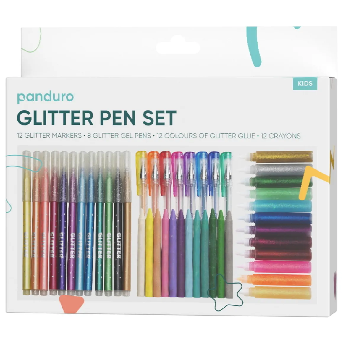 Glitterpenner 4 i 1 – magisk mye glitter og glitterlim!