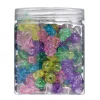 Glitterperler Unicorn Mix – cirka 225 forskjellige transparente og fargerike perler