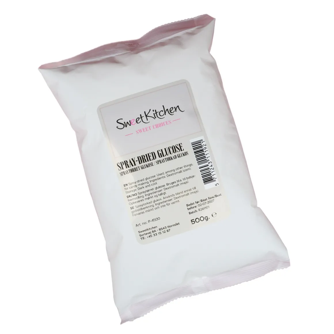 Glukose, søtningsmiddel til drops, baking, iskrem osv. 500 gram