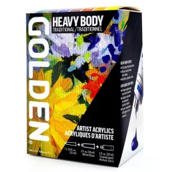 Golden Artist Heavy Body Acrylics Traditional Set #947