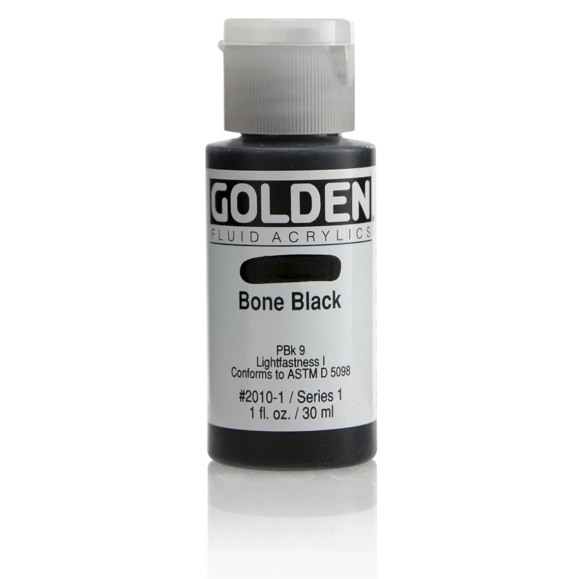 Golden Fluid Acrylics 30 ml - 2010 Bone Black
