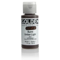 Golden Fluid Acrylics 30 ml - 2035 Burnt Umber Light