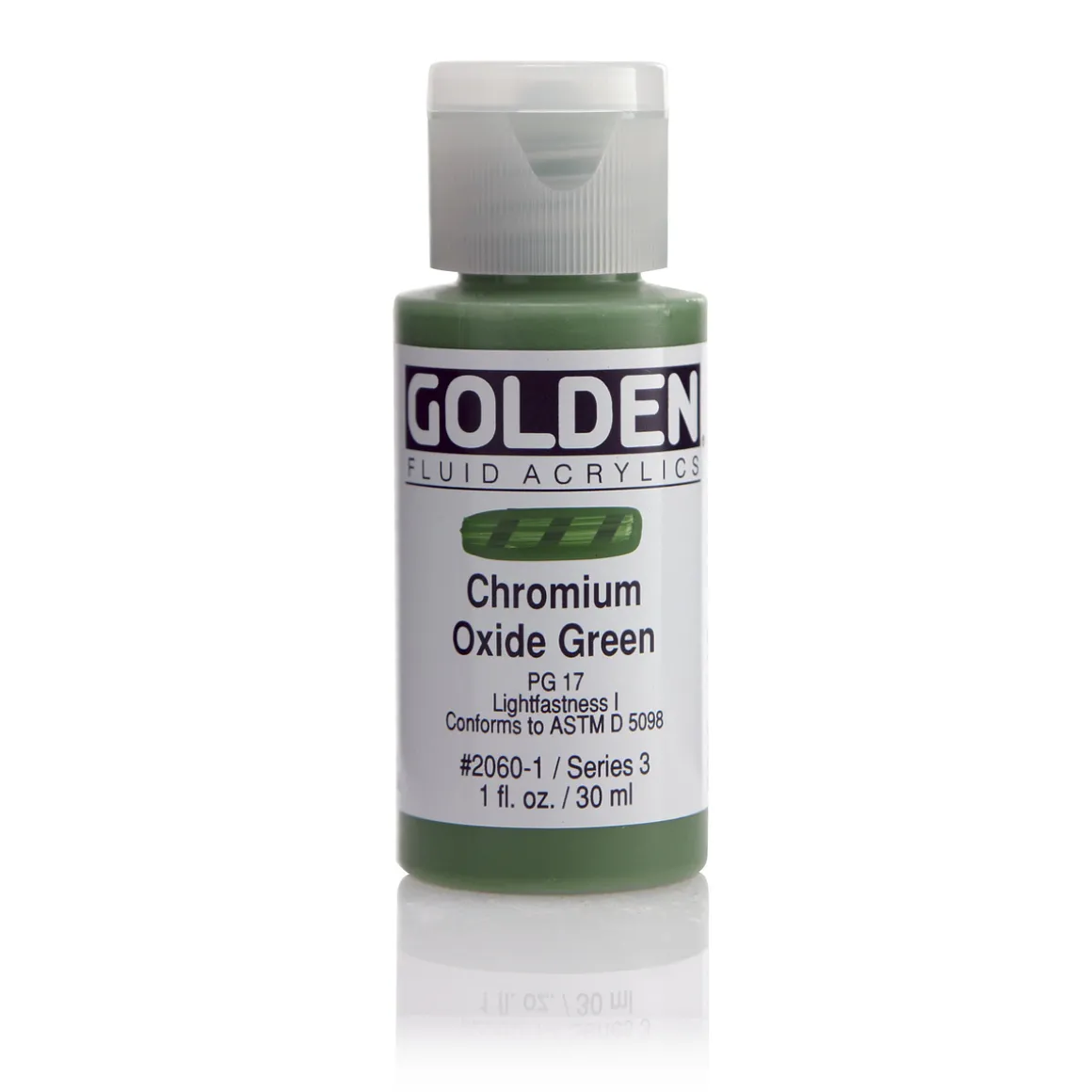 Golden Fluid Acrylics 30 ml - 2060 Chromium Oxide Green