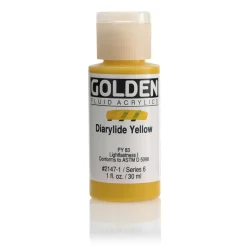 Golden Fluid Acrylics 30 ml - 2147 Diarylide Yellow