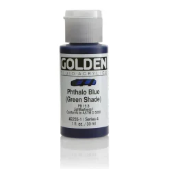 Golden Fluid Acrylics 30 ml - 2255 Pthtalo Blue (GS)