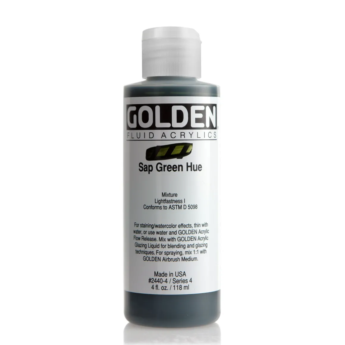 Golden Fluid Acrylics 118 ml - 2440 Sap Green Hue