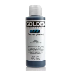 Golden Fluid Acrylics 118 ml - 2390 Turquois (Phthalo)