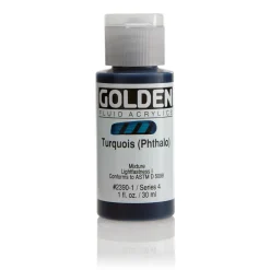 Golden Fluid Acrylics 30 ml - 2390 Turquois (Phthalo)