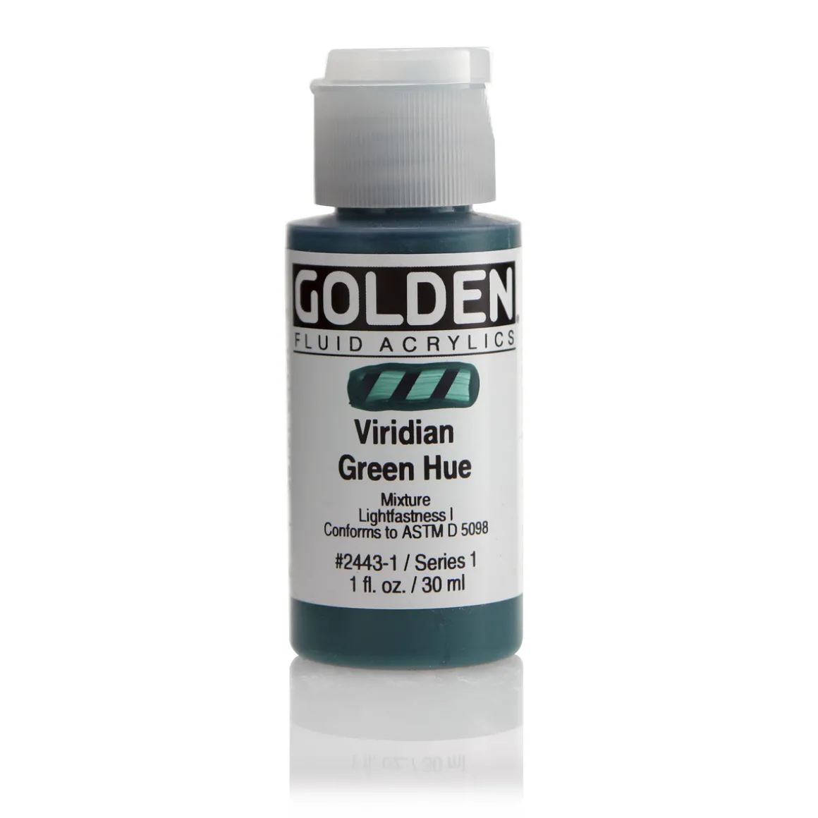 Golden Fluid Acrylics 30 ml - 2443 Viridian Green Hue
