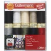Gütermann sytråd 10×100 m. 100 % polyester, Basic