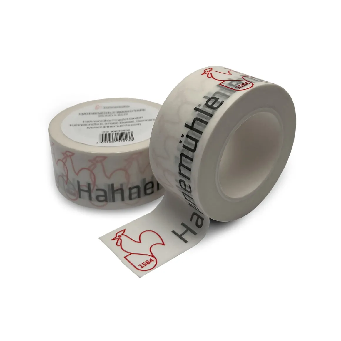 Hahnemühle Fine Art Masking Tape, hvit maskeringstape med tekst 25 mm × 20 meter