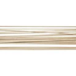 20 halve rundstaver – lengde 50 cm, bredde 6 mm, dybde 3 mm