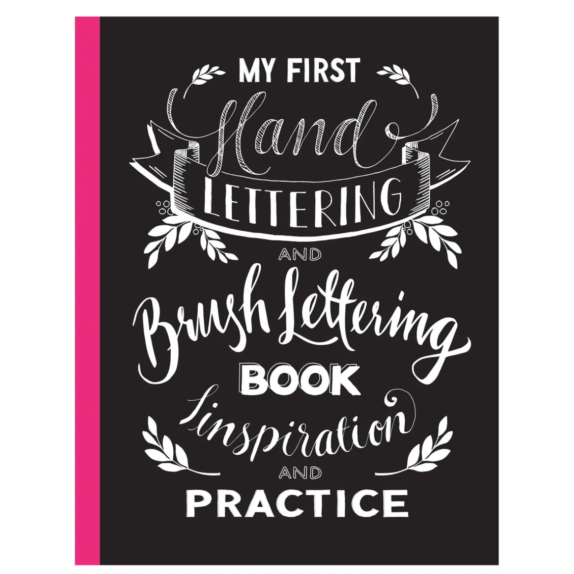 Hand & Brush Lettering øvingsbok – lær å tegne og male fine bokstaver!