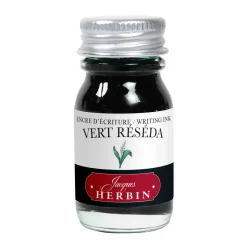 Herbin Fountain Ink 10 ml, blekk til reservoarpenner – grønn / vert reseda