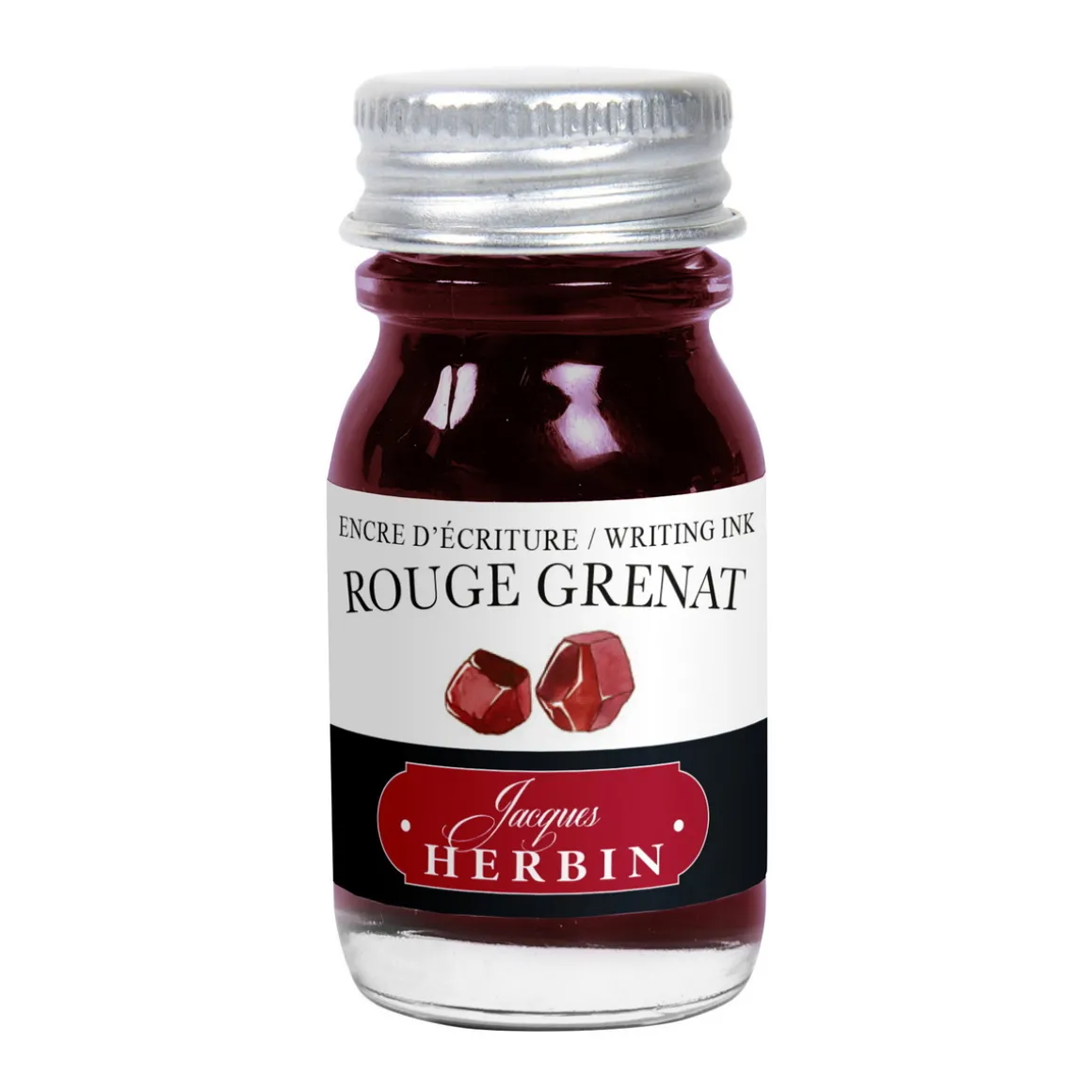 Herbin Fountain Ink 10 ml, blekk til reservoarpenner – rød / rouge grenat