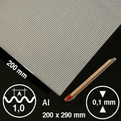Hermoli ark Aluminium 1 mm