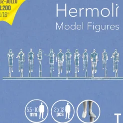Hermoli stående figurer 1:200