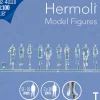 Hermoli stående figurer 1:100