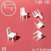 Hermoli stoler 10 stk. 1:25
