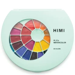 Himi Watercolour Kit, 38 akvarellfarger og 1 pensel