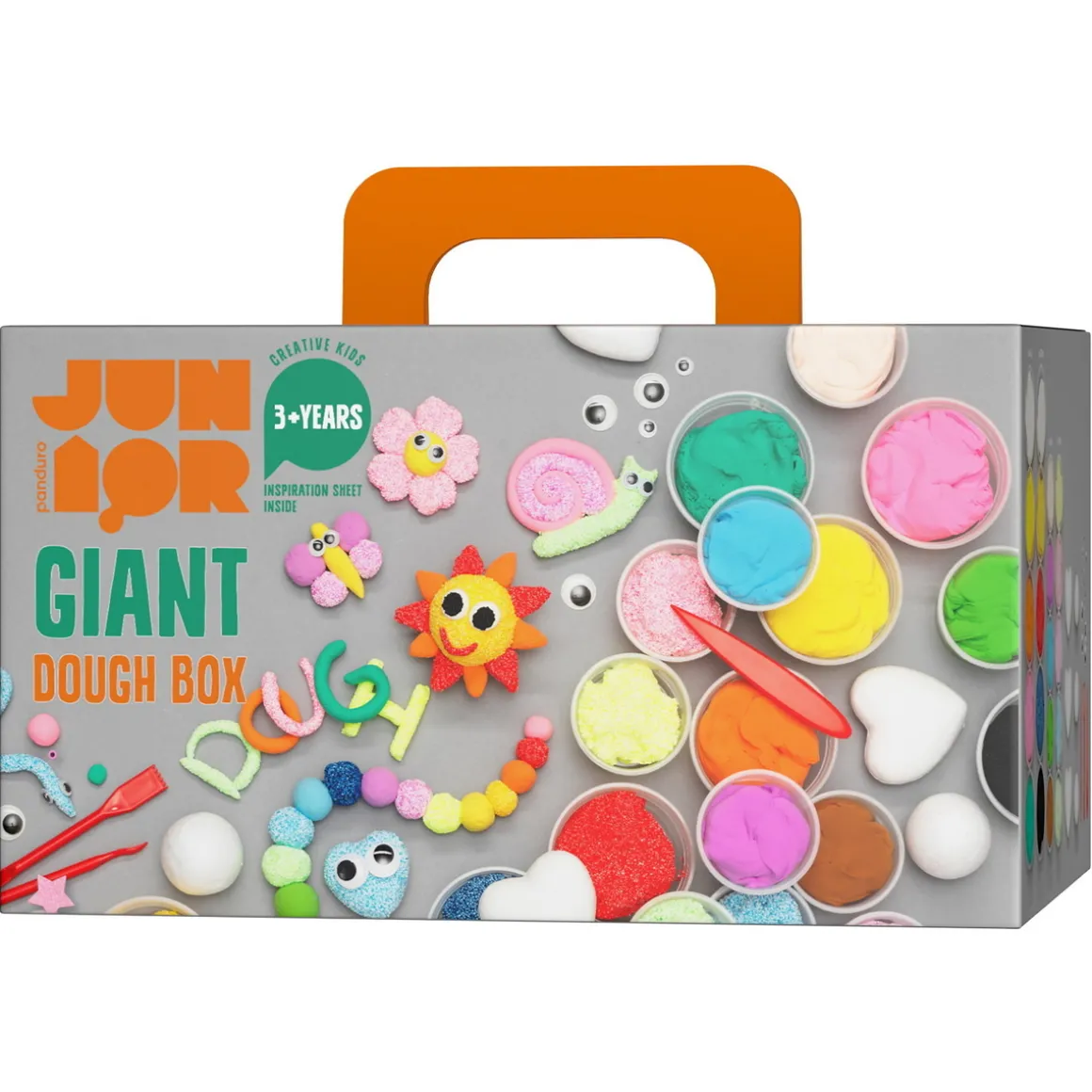 Hobbyeske Giant Dough Box – 20 forskjellige typer leire pluss verktøy og isoporskjeletter!
