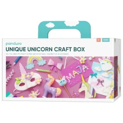 Hobbyeske Unique Unicorn, fylt med en mengde fantastiske hobbymaterialer med enhjørningtema!