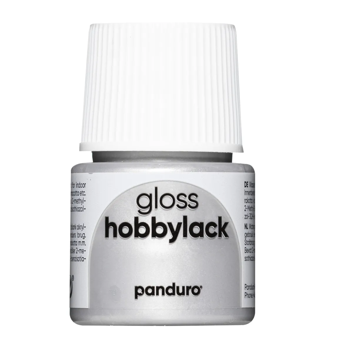Hobbylakk gloss Silver 45 ml