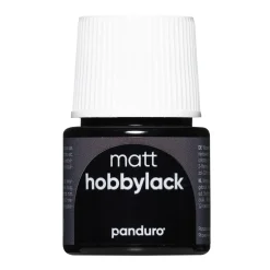 Hobbylakk matt Black 45 ml