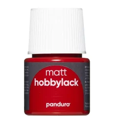Hobbylakk matt Dark Red 45 ml
