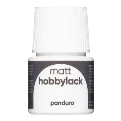 Hobbylakk matt White 45 ml