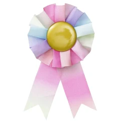 Hobby Pony premiesløyfe, en nydelig fargeskiftende premie. Diameter 6,5 cm, lengde 12 cm