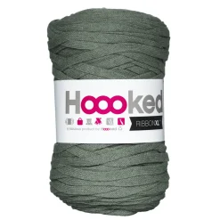 Hooked Ribbon XL garn 250 g armygrønn – RXLSP6 Dried herb
