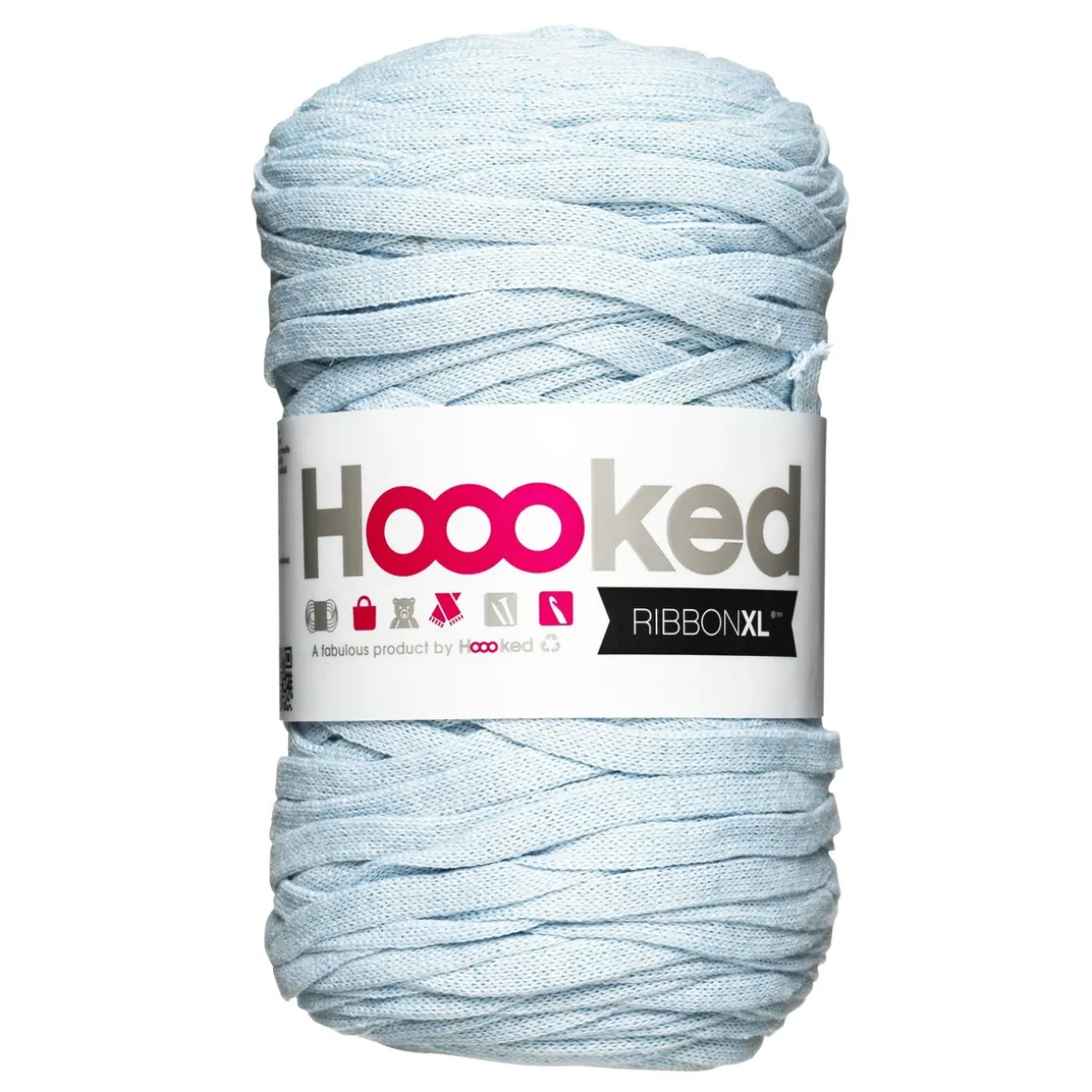 Hooked Ribbon XL garn 250 g lyseblå – RXL44 Power blue